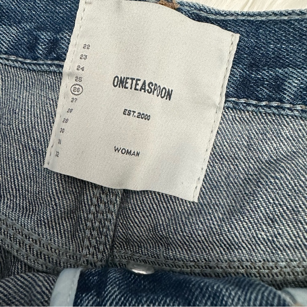 ONE TEASPOON Storm Buoy Outlaw Shorts 26 - Picture 6 of 9